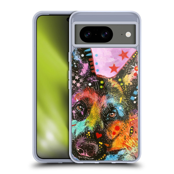 Dean Russo Dogs German Shepherd Soft Gel Case for Google Pixel 8