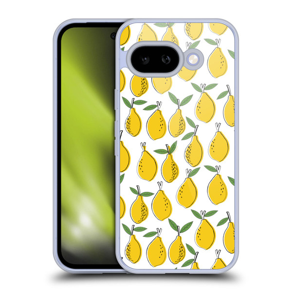 Andrea Lauren Design Food Pattern Lemons Soft Gel Case for Google Pixel 9A