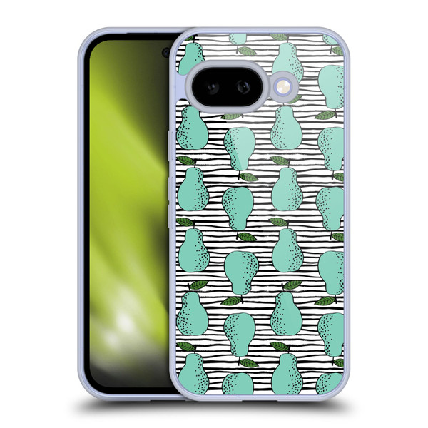 Andrea Lauren Design Food Pattern Pear Soft Gel Case for Google Pixel 9A