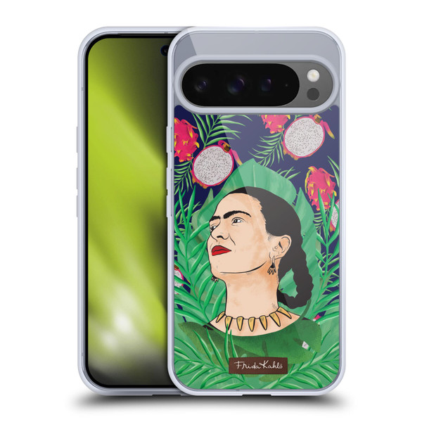 Frida Kahlo Portrait 3 Tropical Soft Gel Case for Google Pixel 9 Pro XL