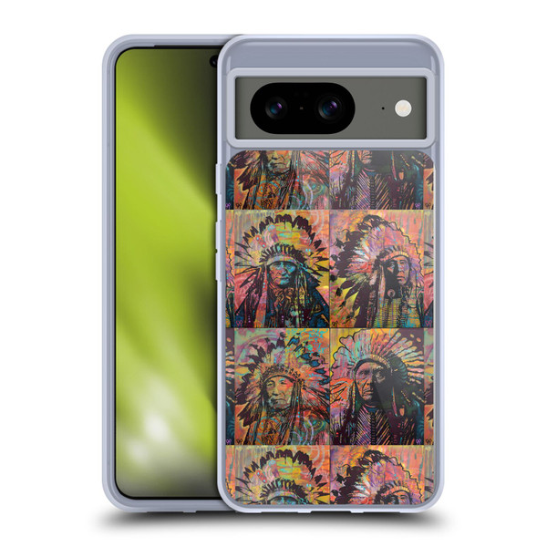 Dean Russo Pop Culture Chiefs Quadrant Soft Gel Case for Google Pixel 8