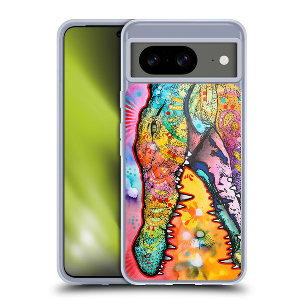 Dean Russo Wildlife 3 Crocodile Soft Gel Case for Google Pixel 8