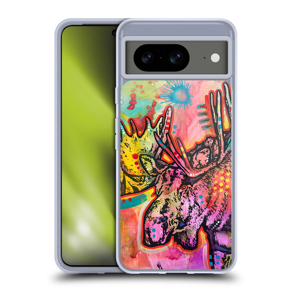 Dean Russo Wildlife 3 Moose Soft Gel Case for Google Pixel 8