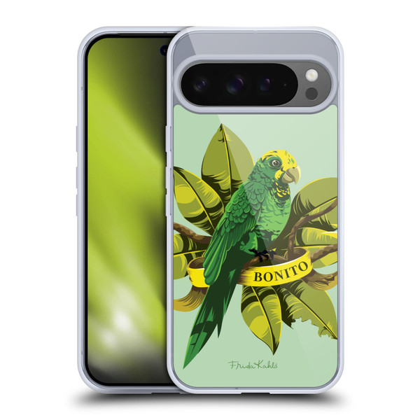 Frida Kahlo Tropical Bird Soft Gel Case for Google Pixel 9 Pro XL