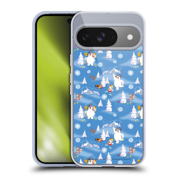 Frosty the Snowman Movie Patterns Pattern 6 Soft Gel Case for Google Pixel 9 / Pixel 9 Pro