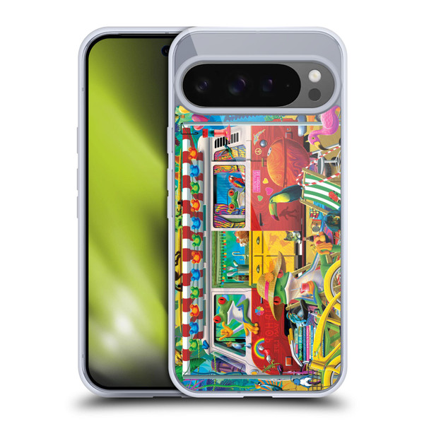 Michael David Ward Psychedelic Art Van Life Frog Soft Gel Case for Google Pixel 9 Pro XL
