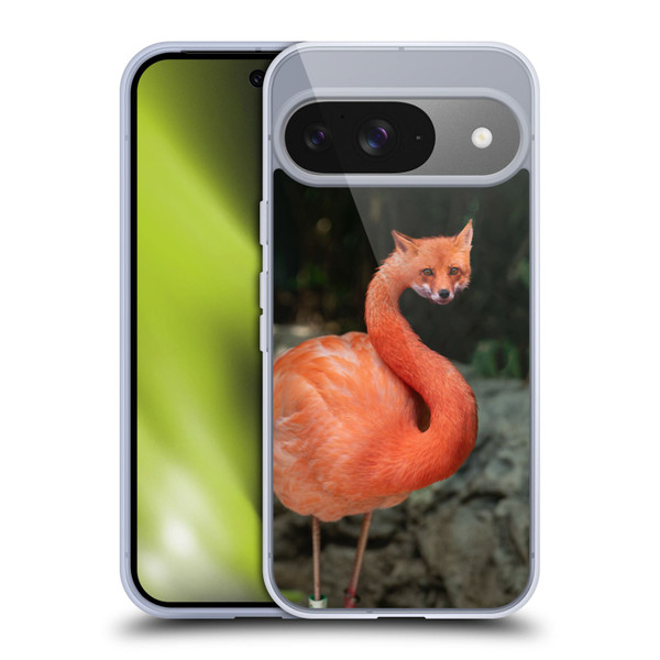 Pixelmated Animals Surreal Wildlife Foxmingo Soft Gel Case for Google Pixel 9 / Pixel 9 Pro