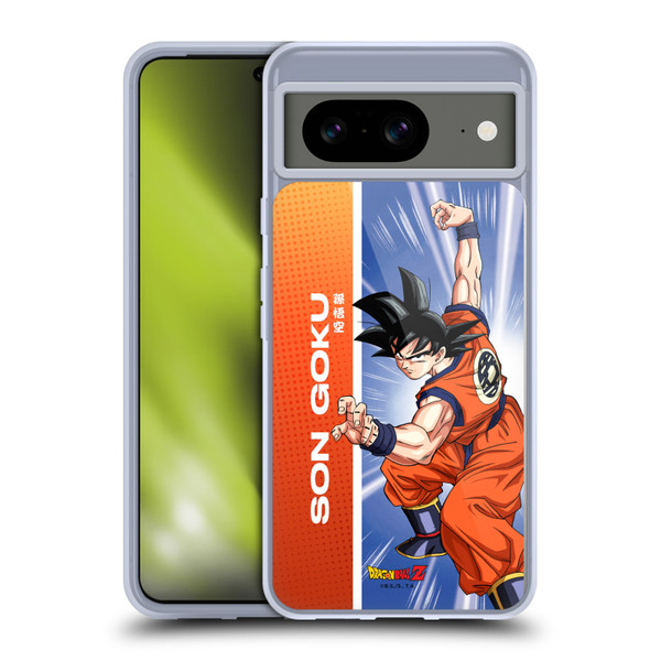 Dragon Ball Z Saiyan Arc Characters Son Goku Soft Gel Case for Google Pixel 8