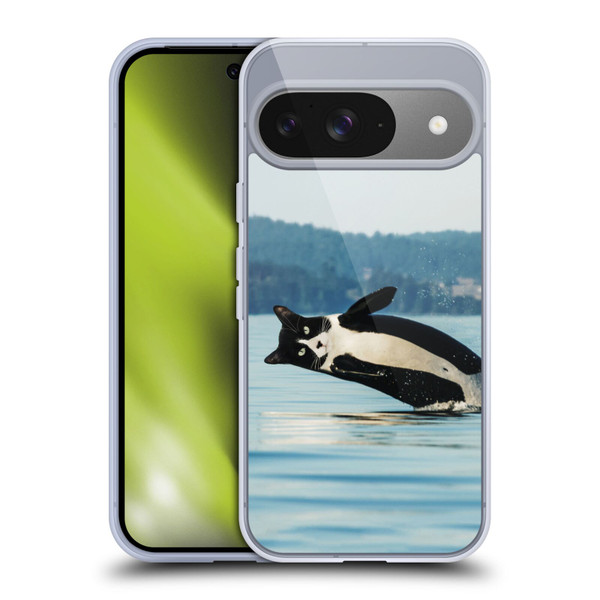 Pixelmated Animals Surreal Wildlife Orcat Soft Gel Case for Google Pixel 9 / Pixel 9 Pro