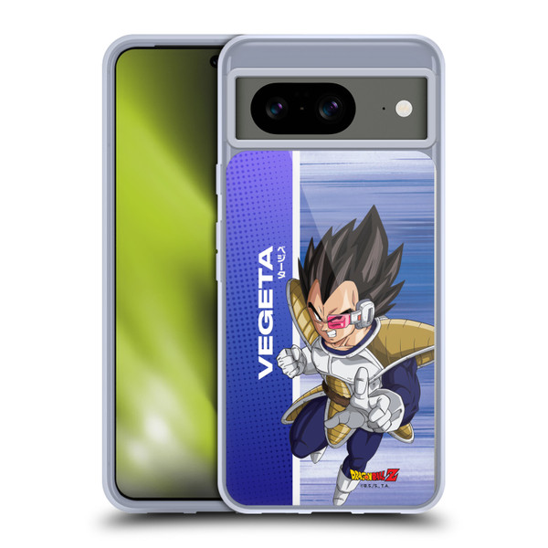 Dragon Ball Z Saiyan Arc Characters Vegeta Soft Gel Case for Google Pixel 8