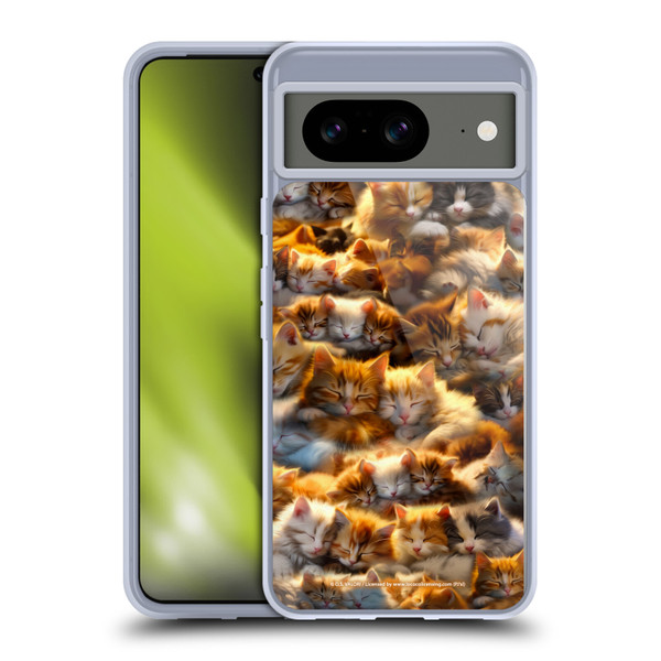 D.S. Valori Kitty And Puppy Kitty Dreams Soft Gel Case for Google Pixel 8