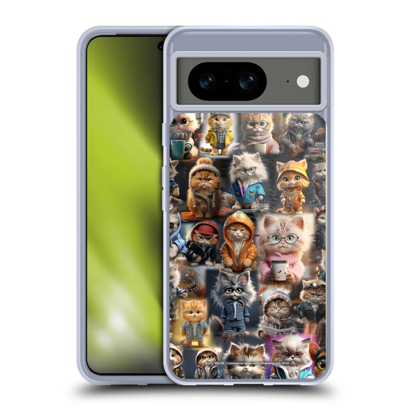 D.S. Valori Kitty And Puppy Kitty Kingdom Soft Gel Case for Google Pixel 8