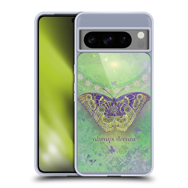 Duirwaigh Insects Butterfly Soft Gel Case for Google Pixel 8 Pro