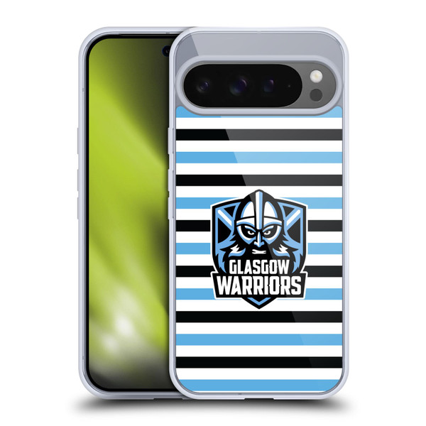 Glasgow Warriors Logo 2 Stripes 2 Soft Gel Case for Google Pixel 9 Pro XL