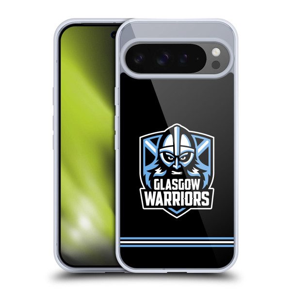 Glasgow Warriors Logo Stripes Black Soft Gel Case for Google Pixel 9 Pro XL