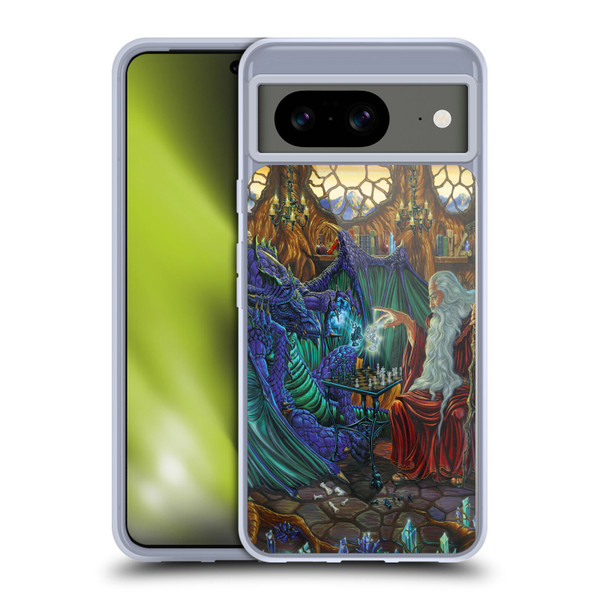 Ed Beard Jr Dragon Friendship Wizard & Dragon Soft Gel Case for Google Pixel 8
