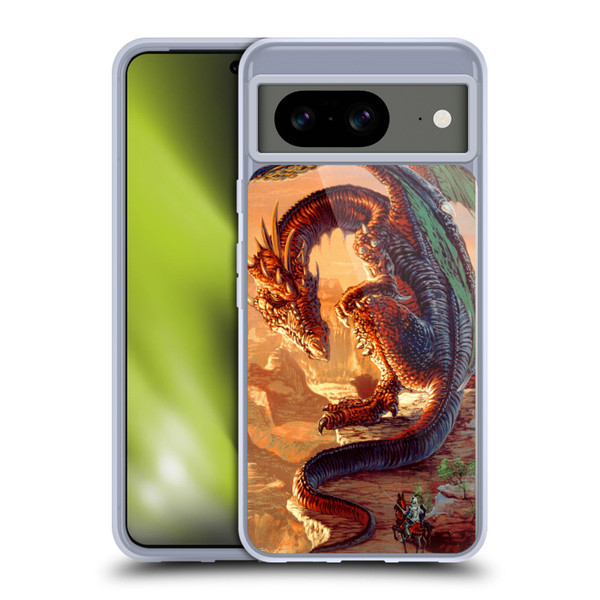 Ed Beard Jr Dragons Bravery Misplaced Soft Gel Case for Google Pixel 8