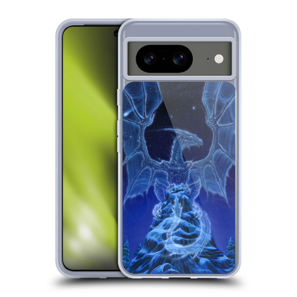 Ed Beard Jr Dragons Winter Spirit Soft Gel Case for Google Pixel 8
