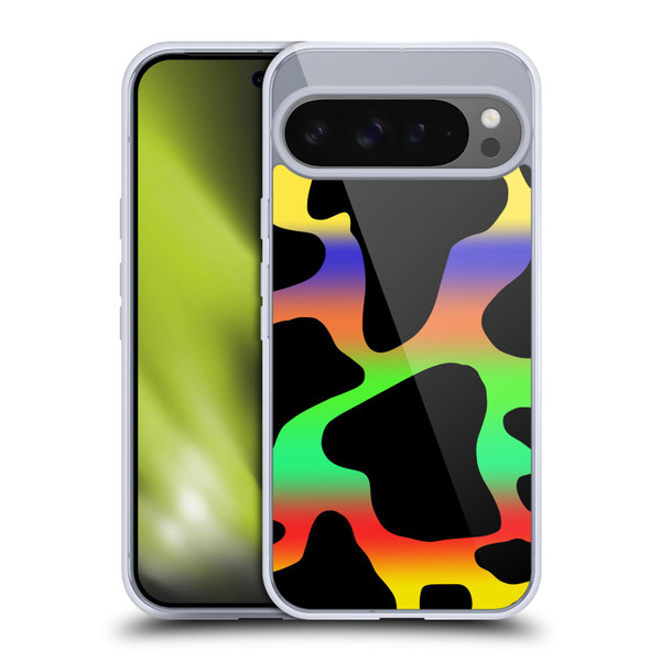Grace Illustration Cow Prints Assorted Soft Gel Case for Google Pixel 9 Pro XL