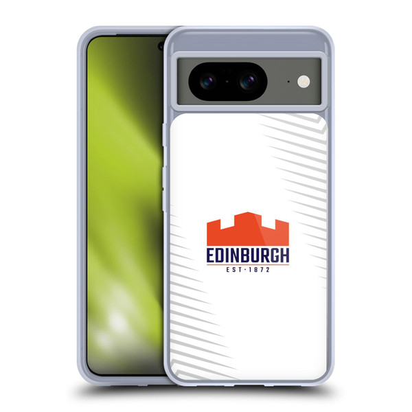 Edinburgh Rugby Graphic Art White Logo Soft Gel Case for Google Pixel 8