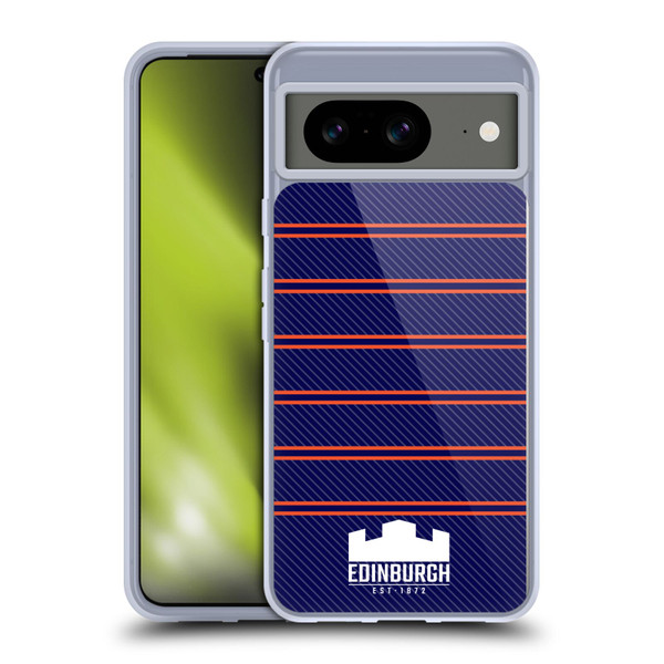 Edinburgh Rugby Logo 2 Stripes Soft Gel Case for Google Pixel 8