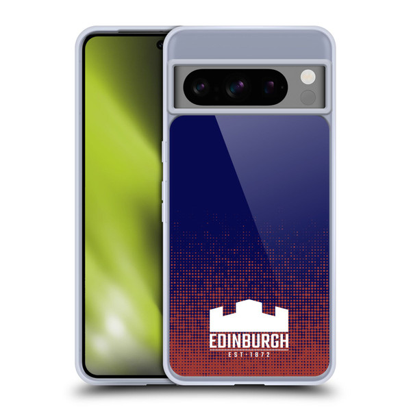 Edinburgh Rugby Logo 2 Halftone Soft Gel Case for Google Pixel 8 Pro