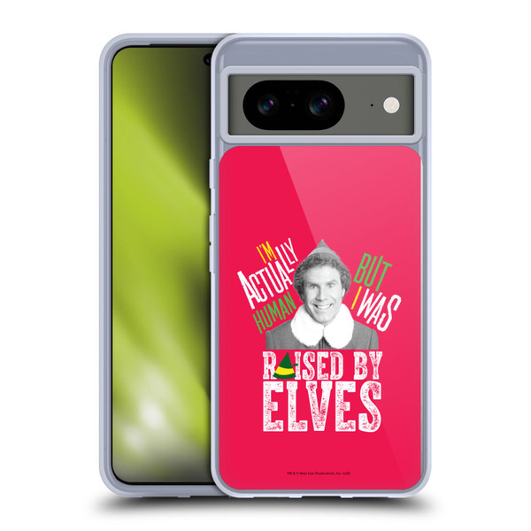 Elf Movie Graphics 1 Raised By Elves Soft Gel Case for Google Pixel 8
