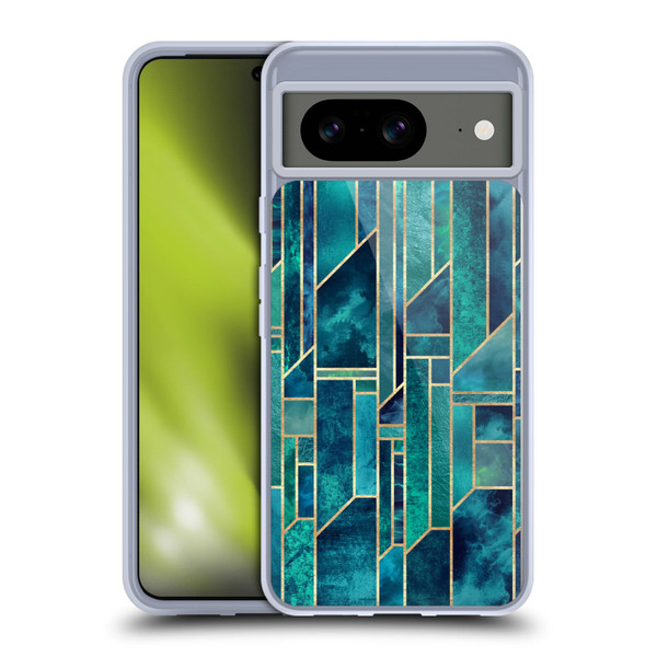 Elisabeth Fredriksson Geometric Design And Pattern Blue Skies Soft Gel Case for Google Pixel 8