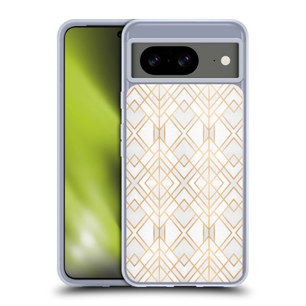 Elisabeth Fredriksson Geometric Design And Pattern Golden Geo Soft Gel Case for Google Pixel 8