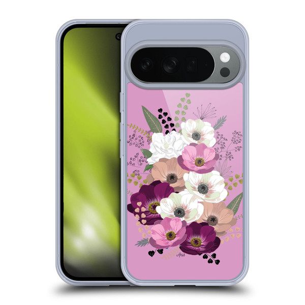 Anis Illustration Flowers Bouquet 3 Soft Gel Case for Google Pixel 10