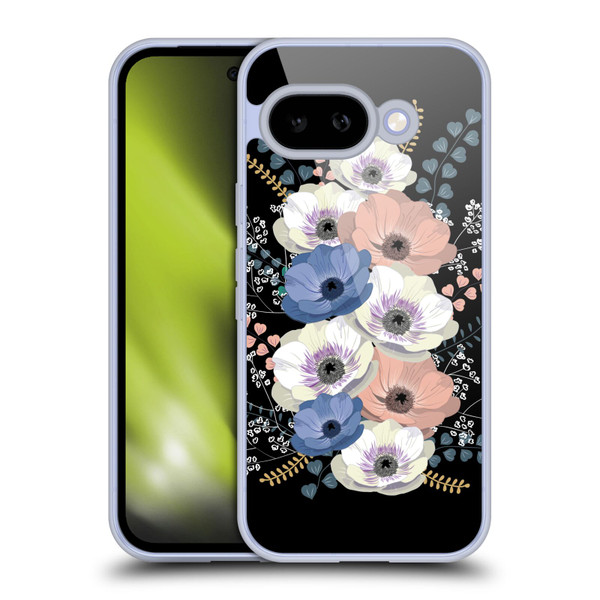 Anis Illustration Flowers Bouquet 5 Soft Gel Case for Google Pixel 9A