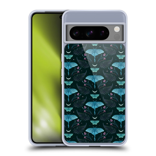 Episodic Drawing Art Emerald Pattern Soft Gel Case for Google Pixel 8 Pro