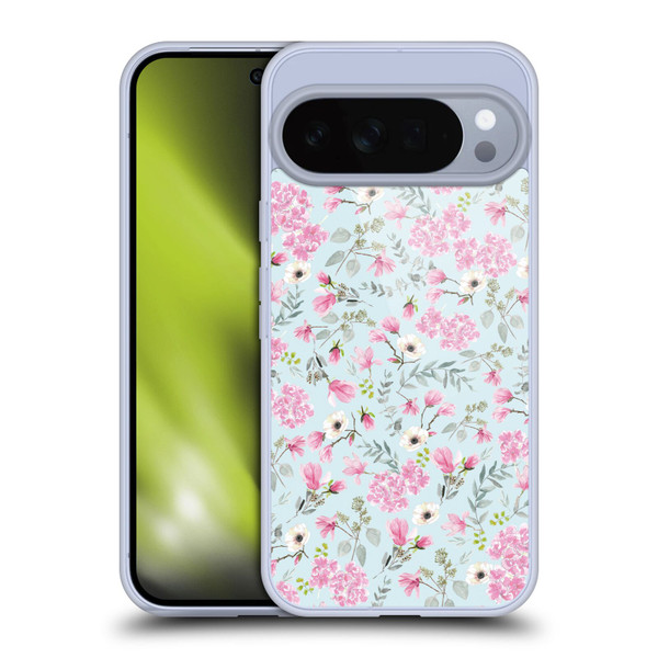 Anis Illustration Flower Pattern 2 Pink Soft Gel Case for Google Pixel 10 Pro XL