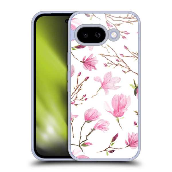 Anis Illustration Flower Pattern 2 Magnolia Soft Gel Case for Google Pixel 9A