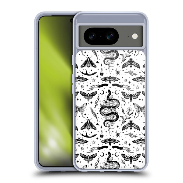 Episodic Drawing Pattern Flash Tattoo Soft Gel Case for Google Pixel 8