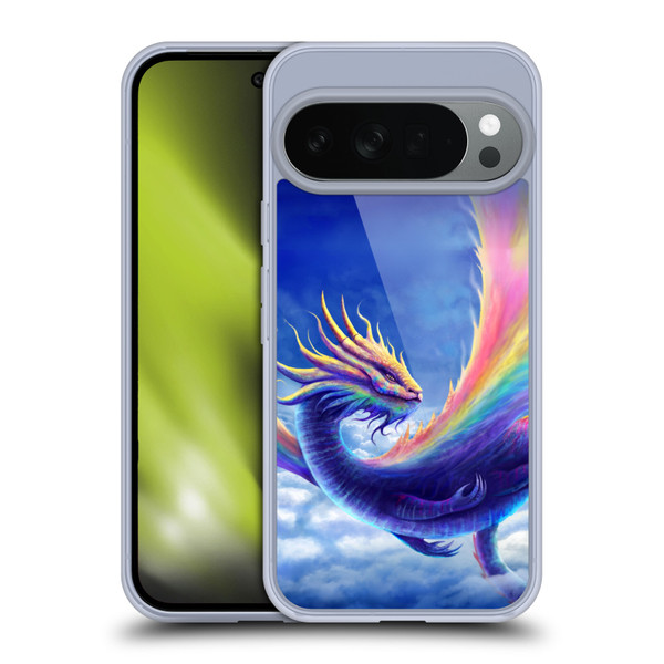 Anthony Christou Art Rainbow Dragon Soft Gel Case for Google Pixel 10