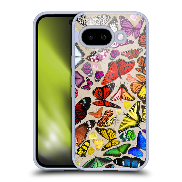 Anthony Christou Art Rainbow Butterflies Soft Gel Case for Google Pixel 9A