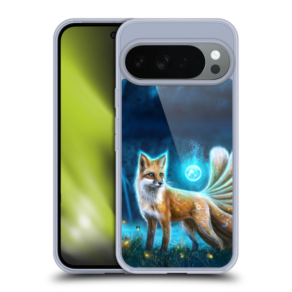 Anthony Christou Fantasy Art Magic Fox In Moonlight Soft Gel Case for Google Pixel 10