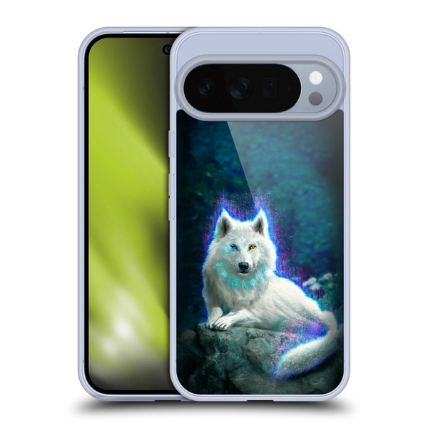 Anthony Christou Fantasy Art White Wolf Soft Gel Case for Google Pixel 10 Pro XL