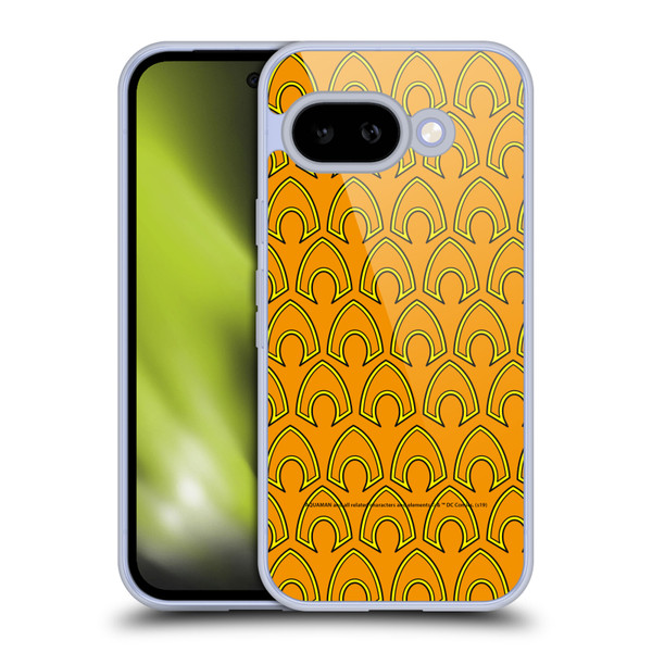 Aquaman DC Comics Logo Pattern Soft Gel Case for Google Pixel 9A