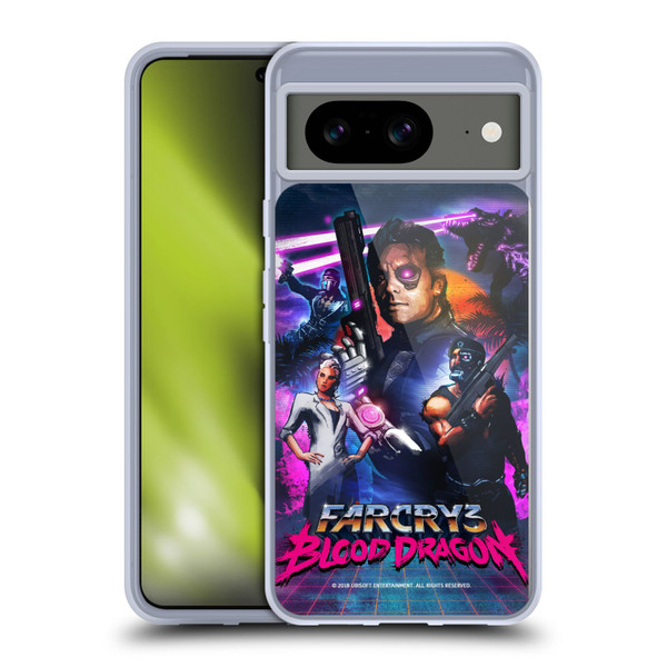 Far Cry 3 Blood Dragon Key Art Cover Soft Gel Case for Google Pixel 8
