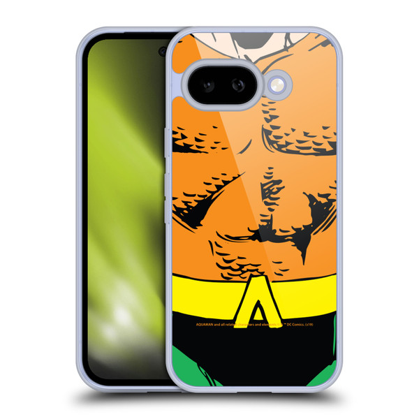 Aquaman DC Comics Logo Uniform Soft Gel Case for Google Pixel 9A