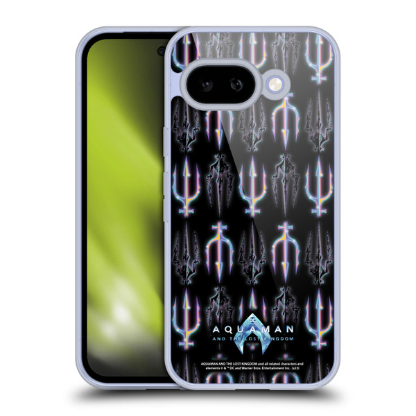 Aquaman And The Lost Kingdom Graphics Trident Pattern Soft Gel Case for Google Pixel 9A