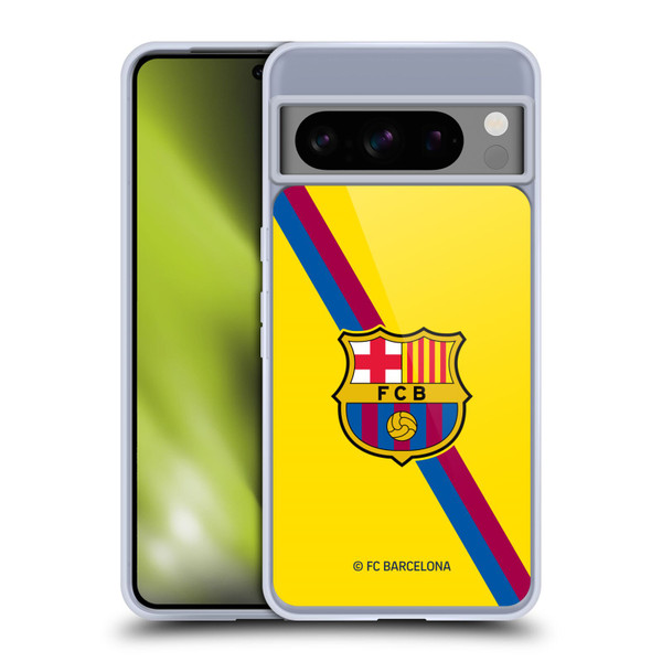 FC Barcelona 2019/20 Crest Kit Away Soft Gel Case for Google Pixel 8 Pro