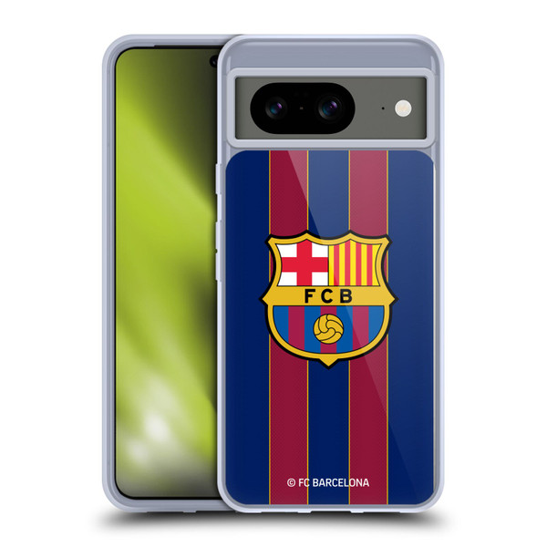 FC Barcelona 2020/21 Crest Kit Home Soft Gel Case for Google Pixel 8