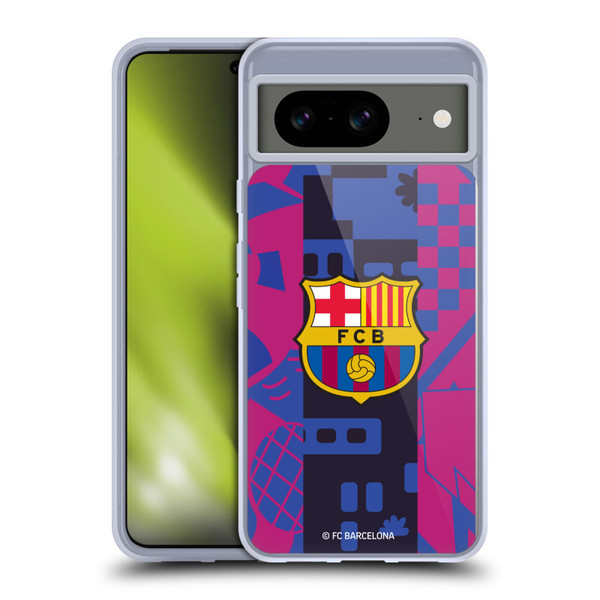 FC Barcelona 2021/22 CREST KIT Third Soft Gel Case for Google Pixel 8