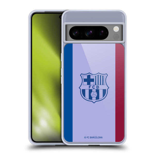FC Barcelona 2021/22 CREST KIT Away Soft Gel Case for Google Pixel 8 Pro