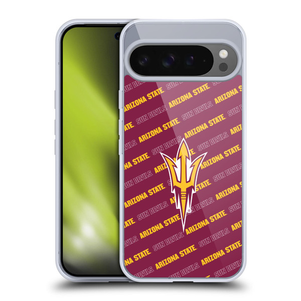 Arizona State University ASU Arizona State Art Logo Pattern Soft Gel Case for Google Pixel 9 Pro XL