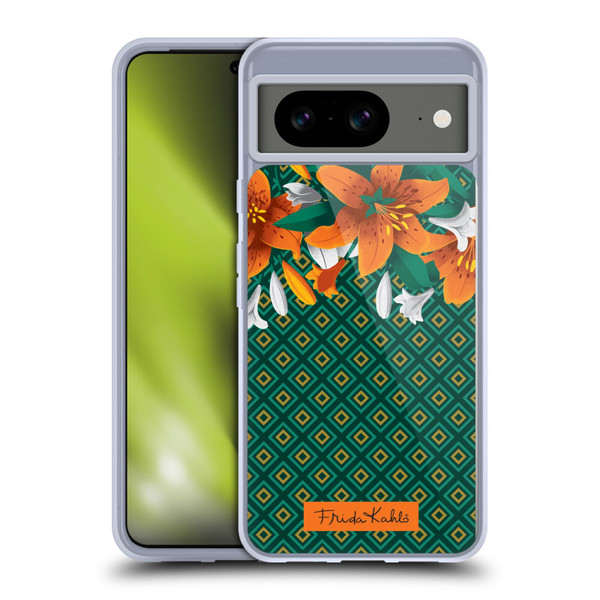 Frida Kahlo Flowers Lilies Soft Gel Case for Google Pixel 8