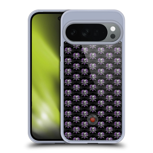 Anne Stokes Dark Hearts Skull Pattern Soft Gel Case for Google Pixel 10
